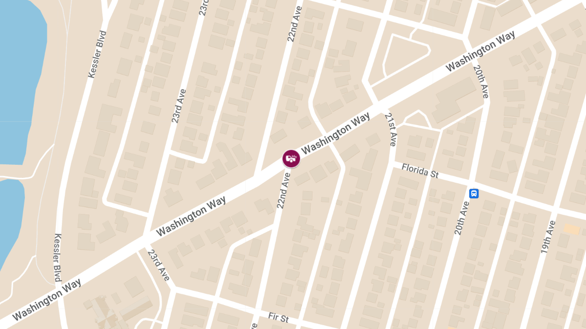 Injury Collision on Washington Way at 700 Block