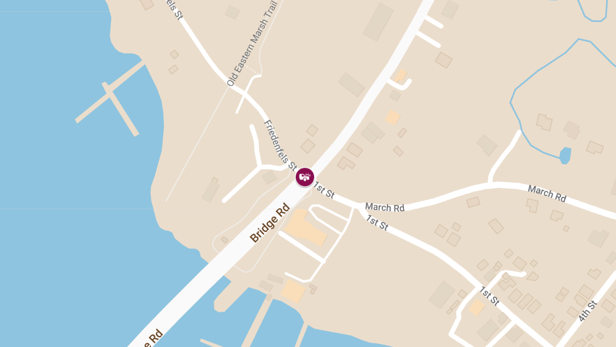 Injury Crash at Bridge Rd & First St