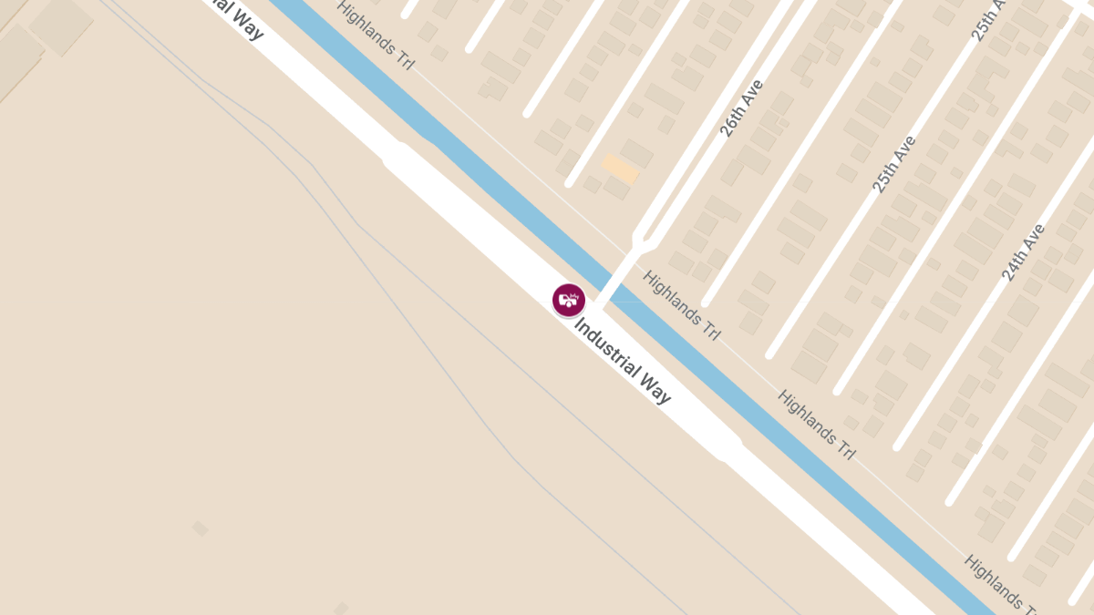 Injury Incident on 1500 Block Industrial Way