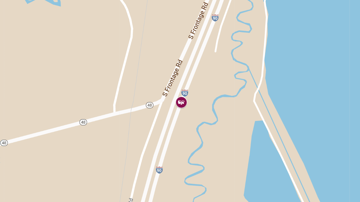 Injury Reported in Semi Accident on I-90 Near Warm Springs Exit