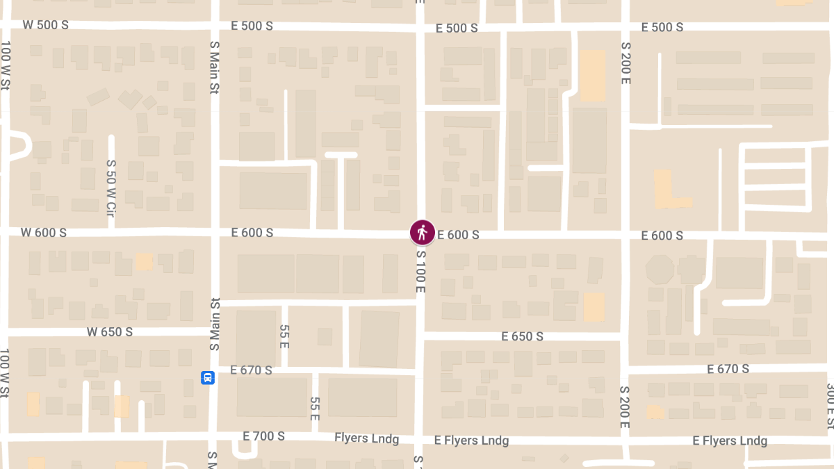 Injury Reported in Vehicle-Pedestrian Accident on S 100 E
