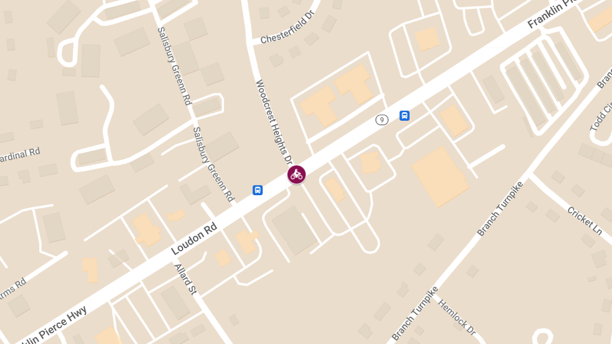 Injury in Motorcycle Crash at Loudon Rd & Woodcrest Heights Dr