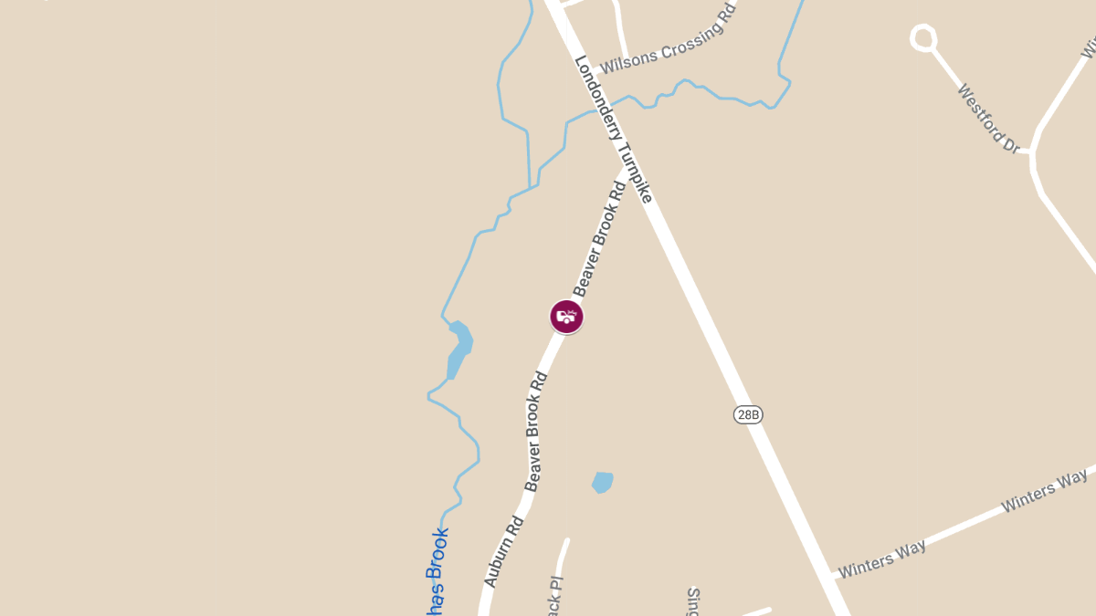 Injury in Vehicle Crash on Beaver Brook Rd