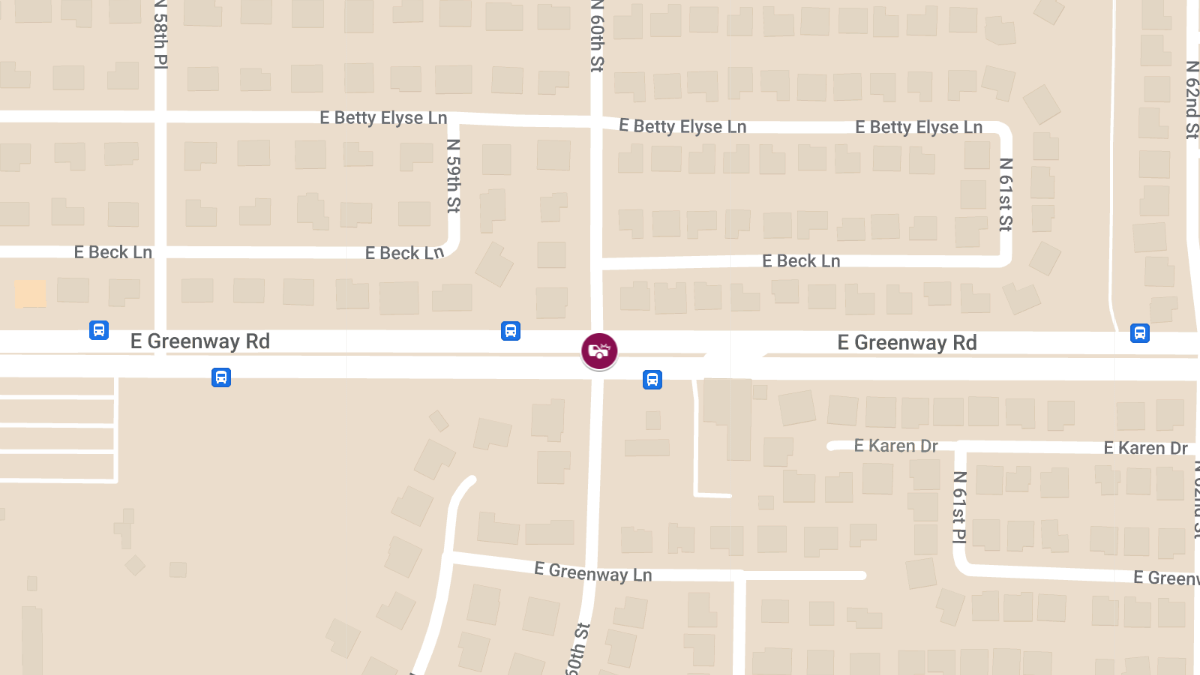 Juvenile Sustains Serious Injuries in Vehicle Incident on 60th St and Greenway Rd