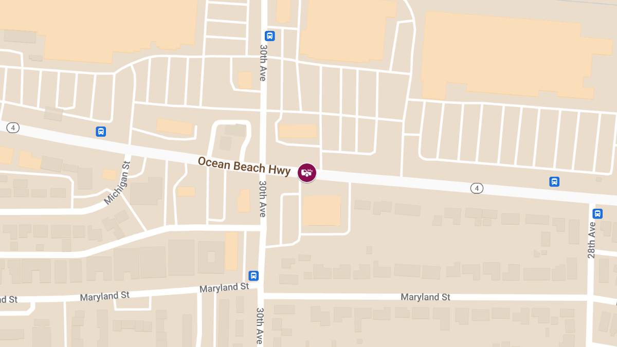 Motor Vehicle Accident at 2800 Block Ocean Beach Hwy