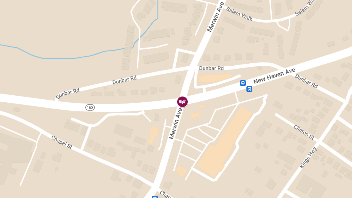 Motor Vehicle Accident at Merwin Ave and New Haven Ave