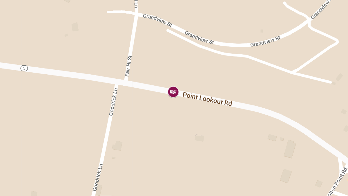 Motor Vehicle Accident at Point Lookout Rd near Goodrick Ln