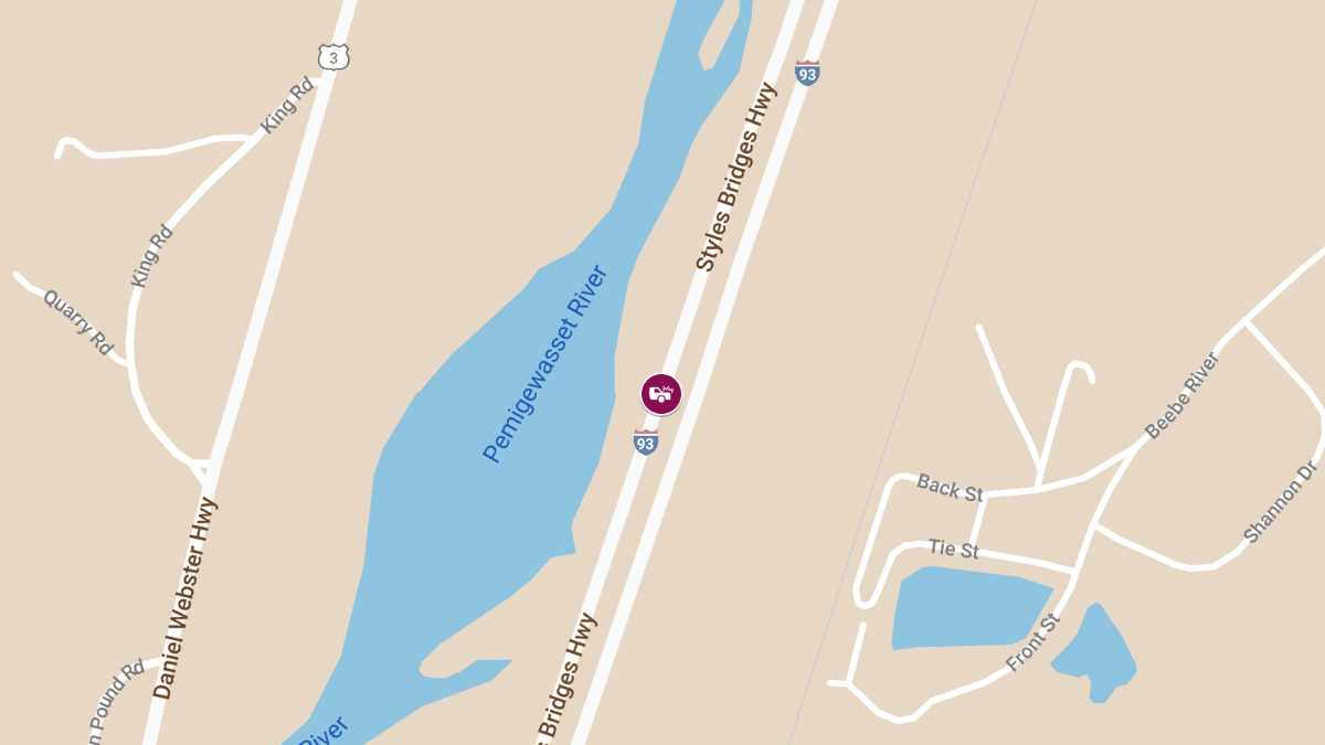 Motor Vehicle Accident with Injury on I-93 NB in Construction Zone