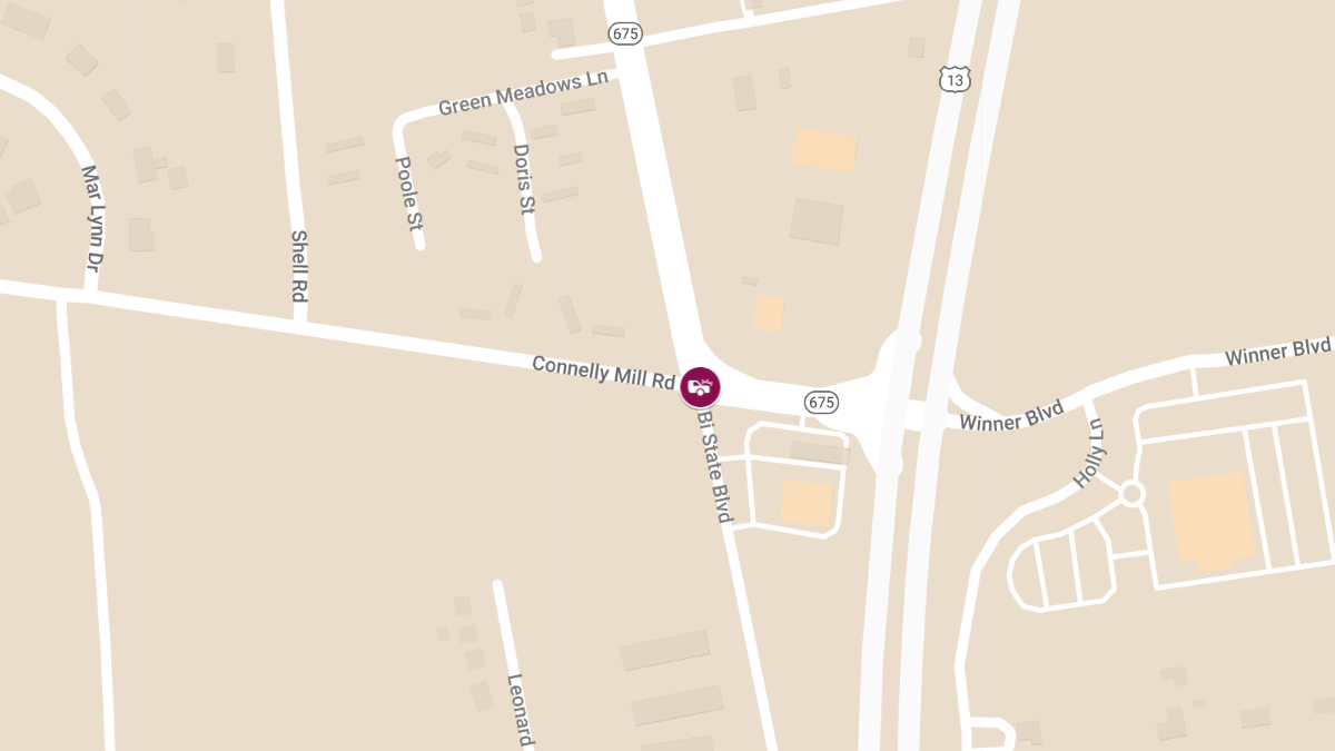 Motor Vehicle Crash at Connelly Mill Rd and Bi-State Blvd