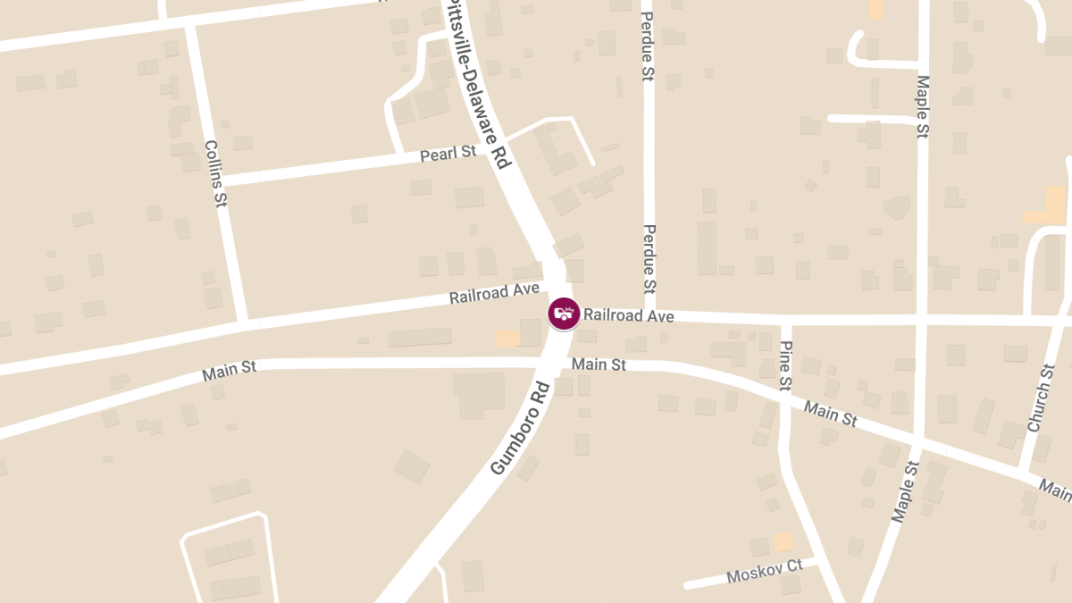Motor Vehicle Crash at Railroad Ave & Gumboro Rd
