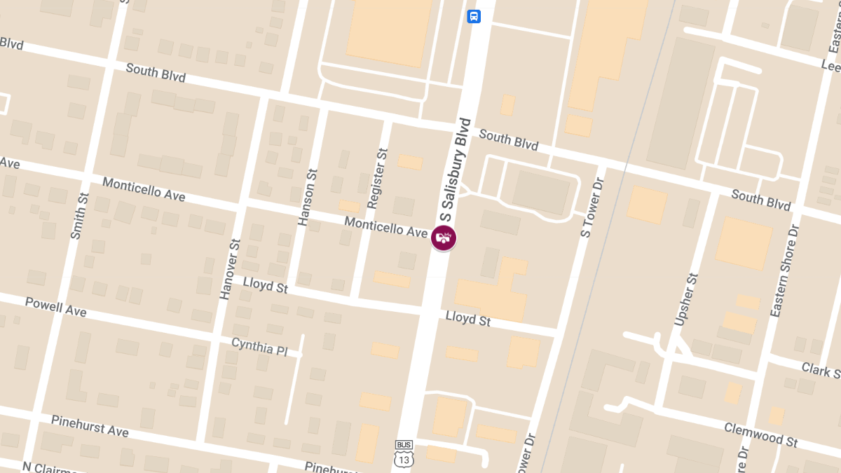 Crash with Injuries at S. Salisbury Blvd near Lloyd St