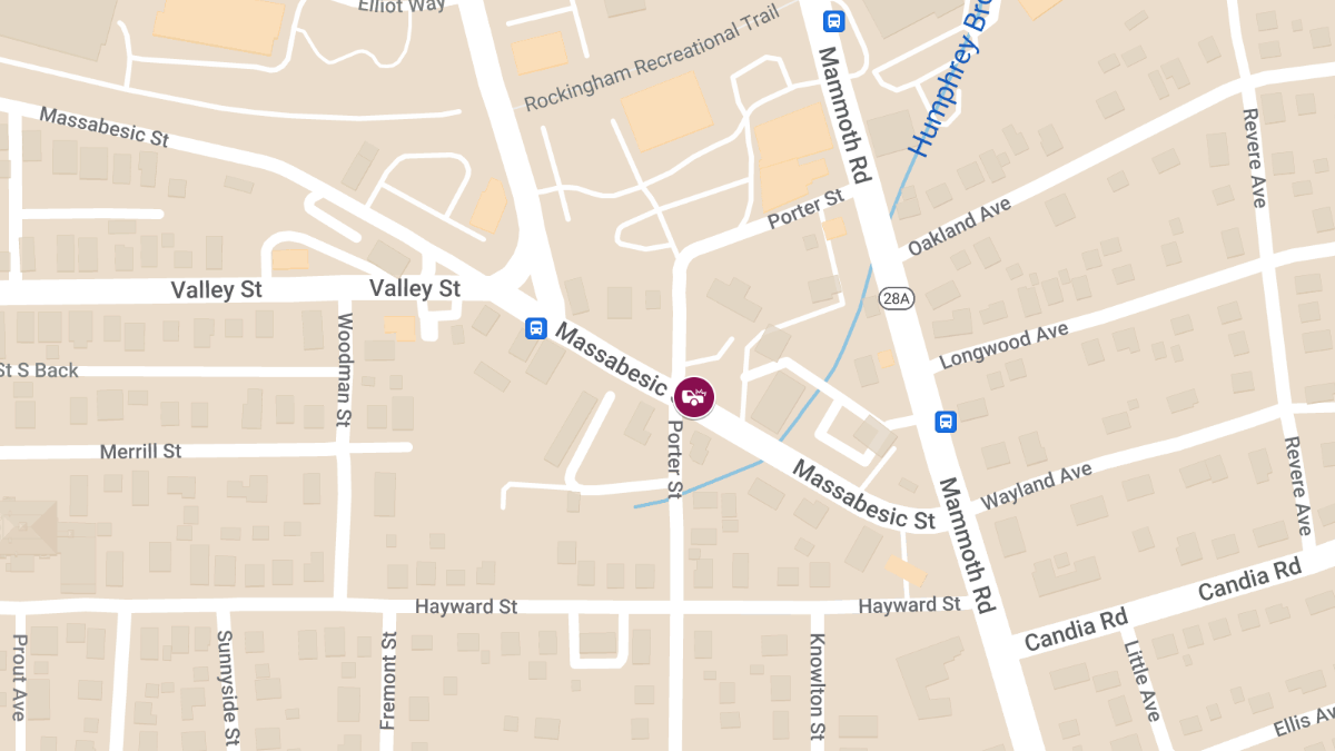 Motor Vehicle Crash with injuries at Massabesic St & Porter St