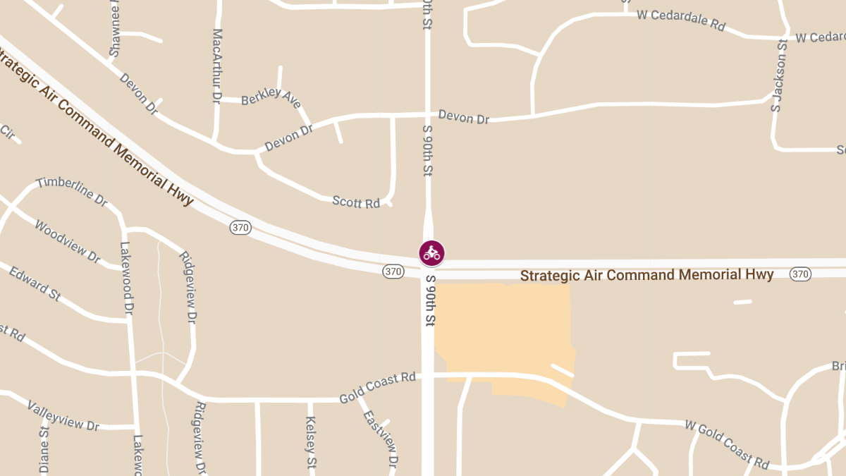 Motorcycle Accident at Hwy 370 and 90th St causes Injury