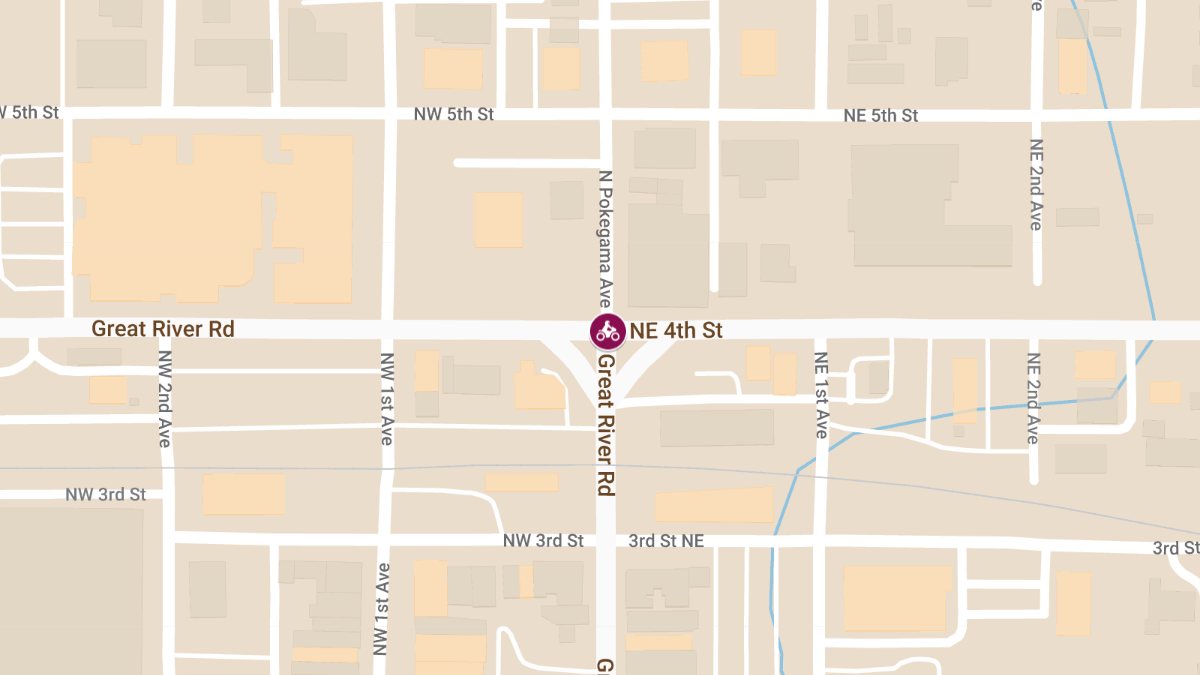 Motorcycle Accident at Northbound Highway 169 & Highway 2