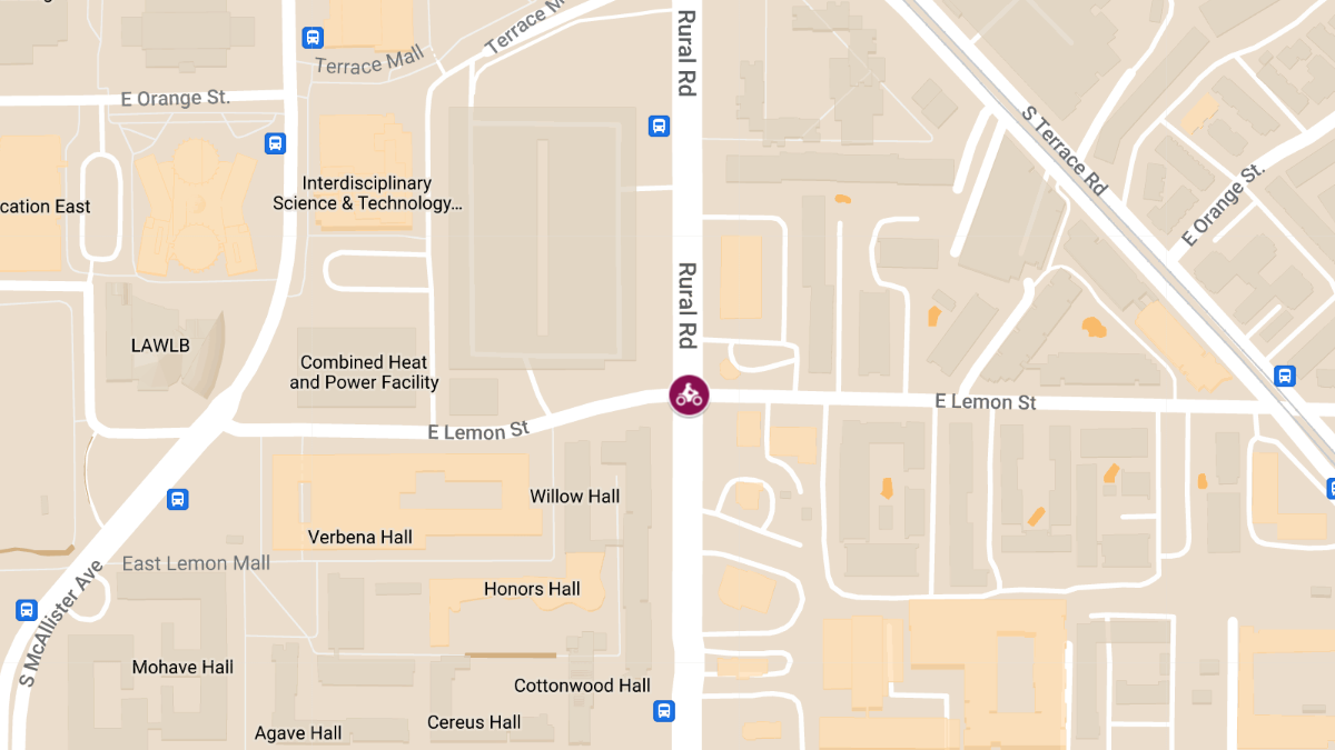 Motorcycle Accident at Rural Rd and Lemon St