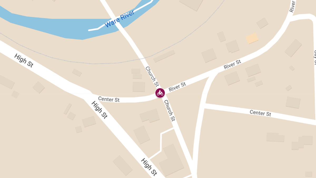 Motorcycle Accident on Church St Thorndike