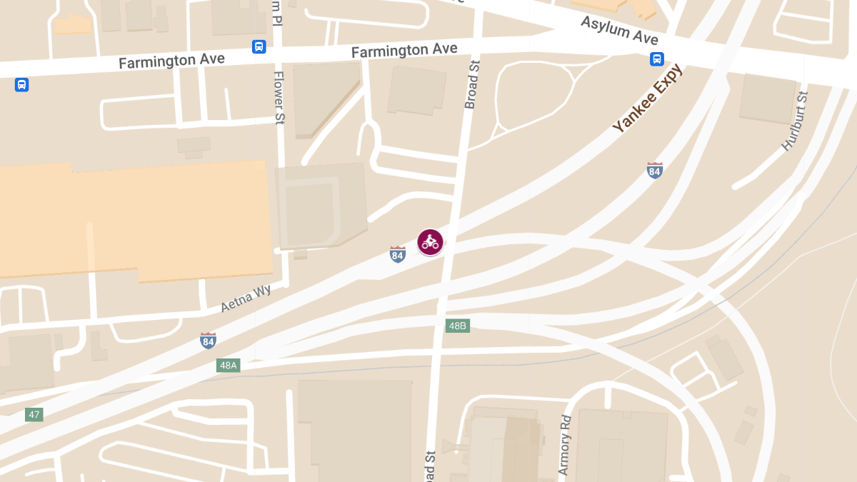 Motorcycle Accident on I-84 East near Exit 53