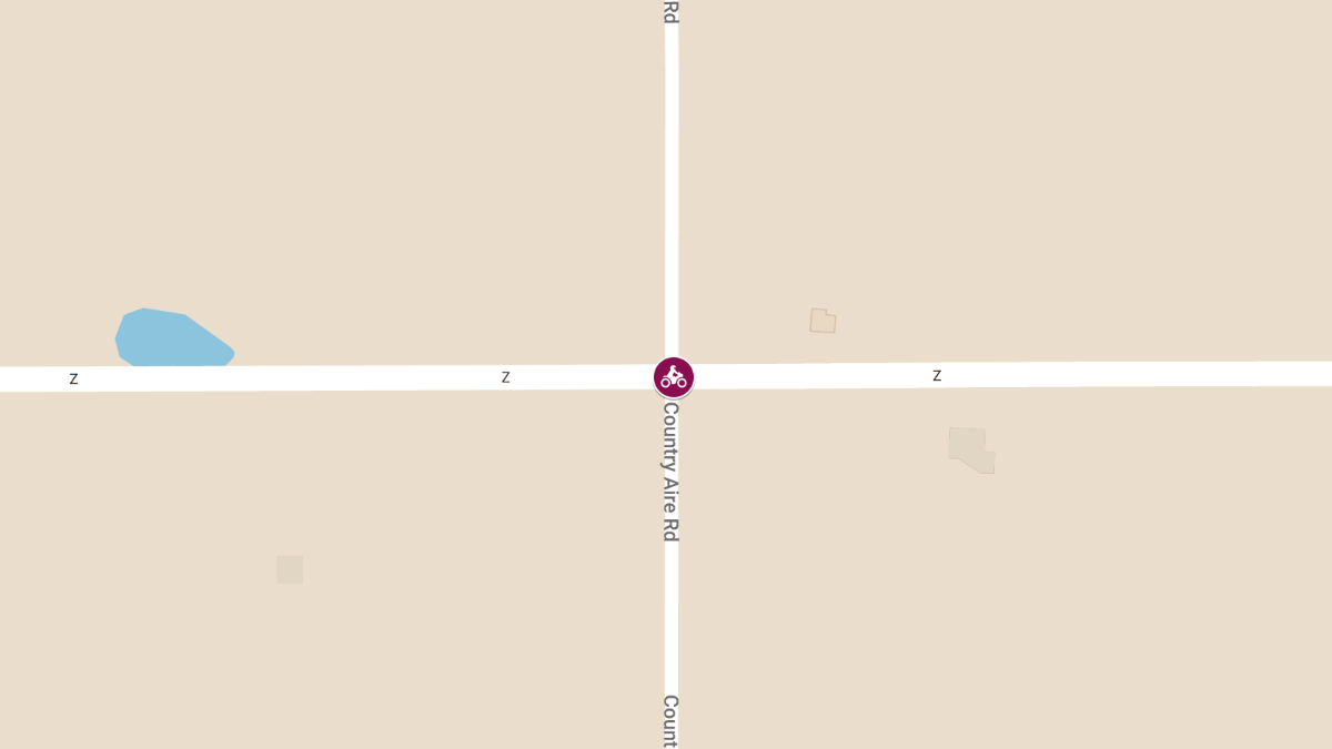 Motorcycle Accident with Injuries at County Highway Z and Country Aire Rd