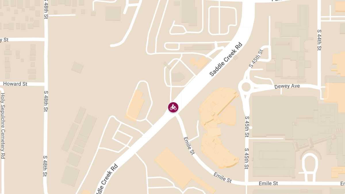 Motorcycle Accident with Injury at Saddle Creek and Emile St