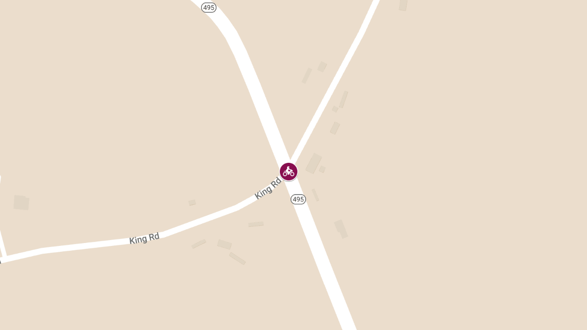 Motorcycle Crash Results in Injuries at Hwy 495 & King Rd