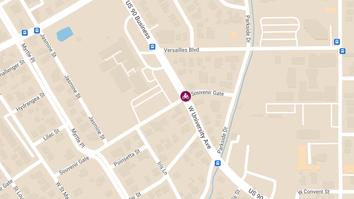 Motorcycle Crash at 1700 Block of W. University Ave