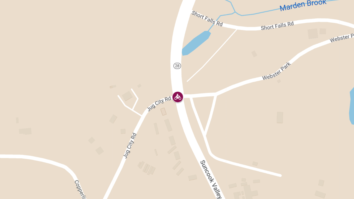 Motorcycle Crash at Rte 28 & Jug City Rd Leaves One Injured