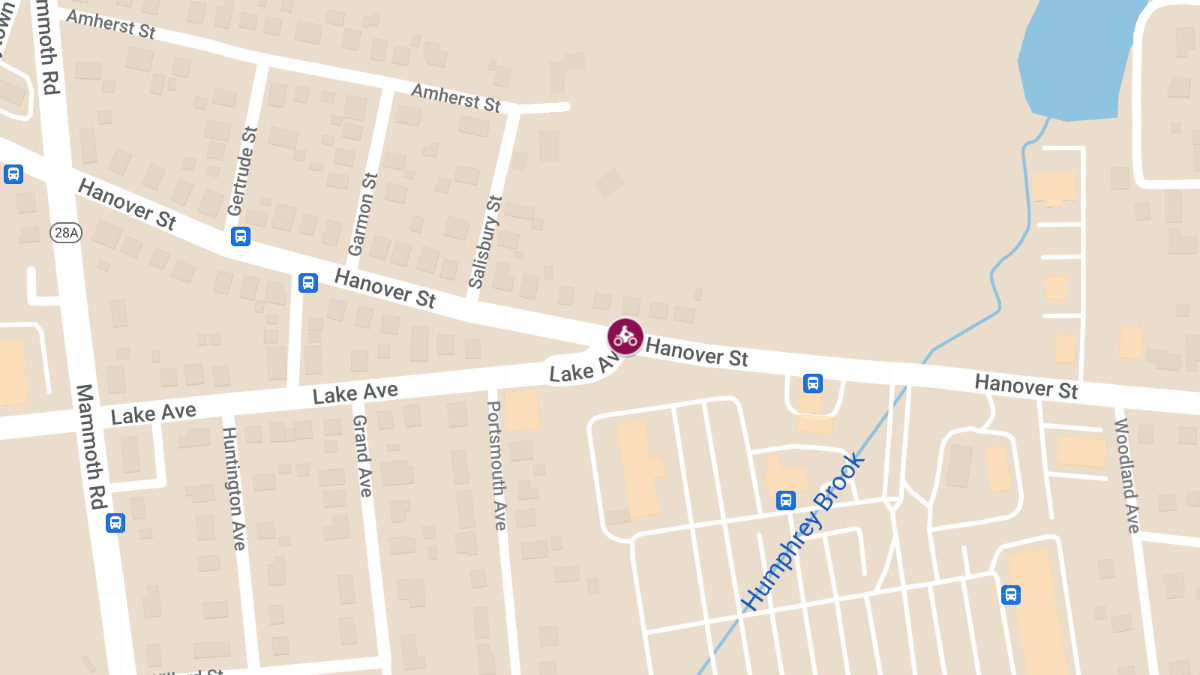Motorcycle Crash on Hanover St near Hannaford's causes Injuries