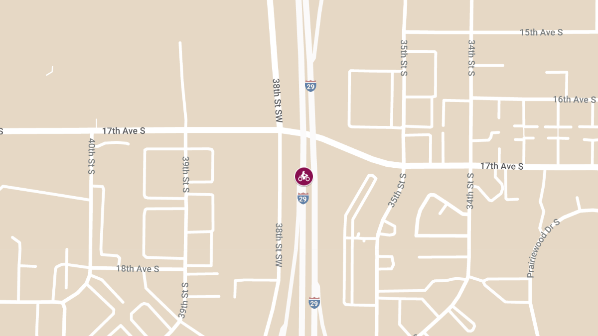 Motorcycle Crash on I-29 Results in Injuries