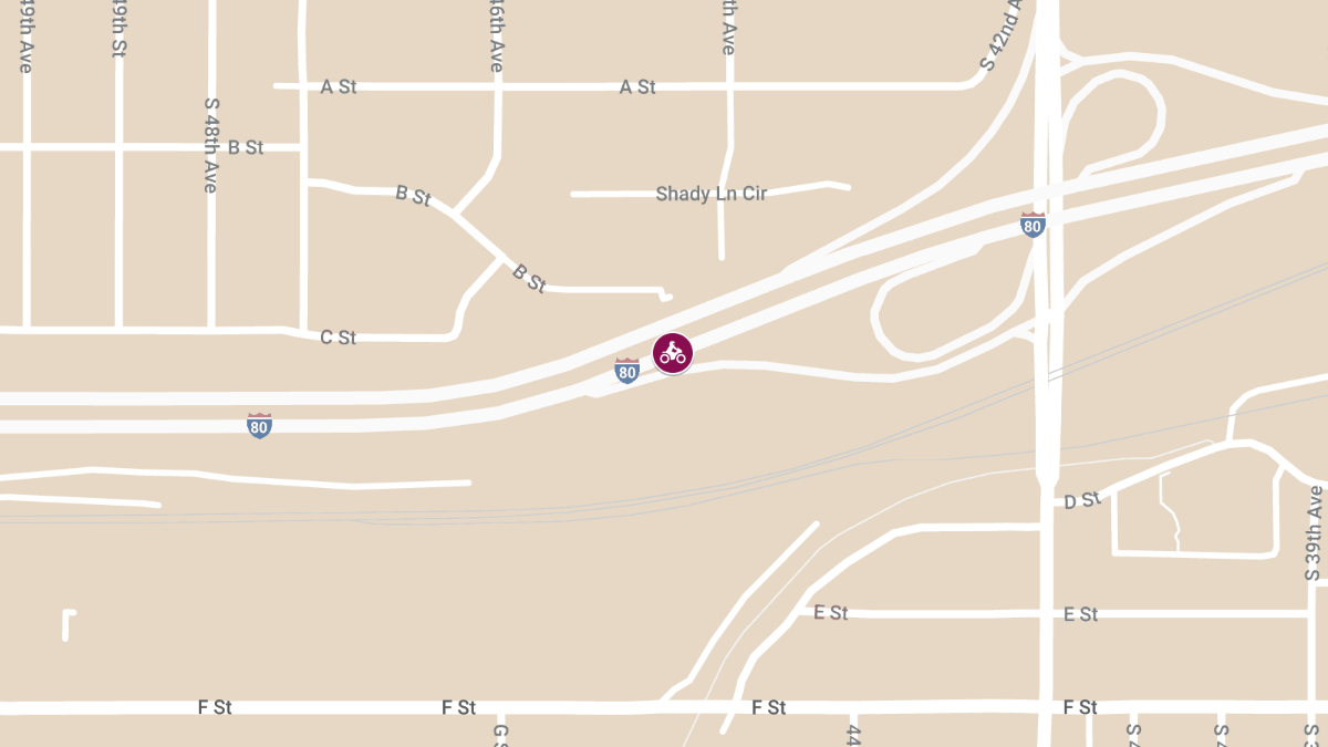 Motorcycle Crash on I-80 and JFK Results in Injuries