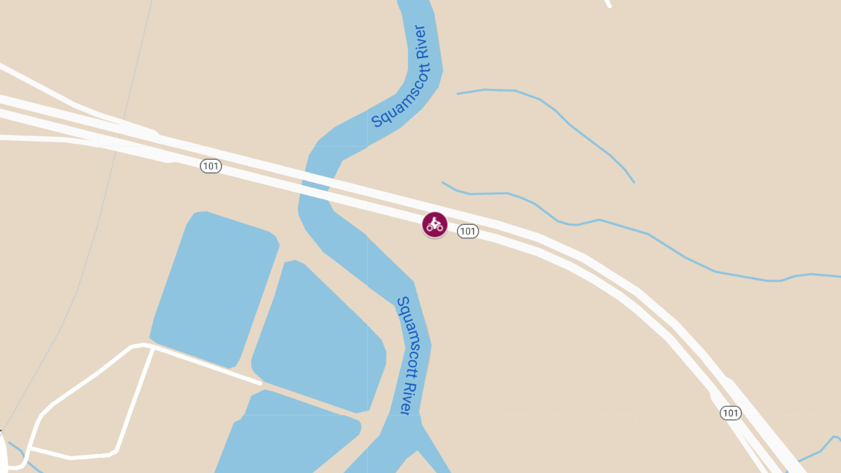 Motorcycle Crash with Injuries on Rte 101 EB