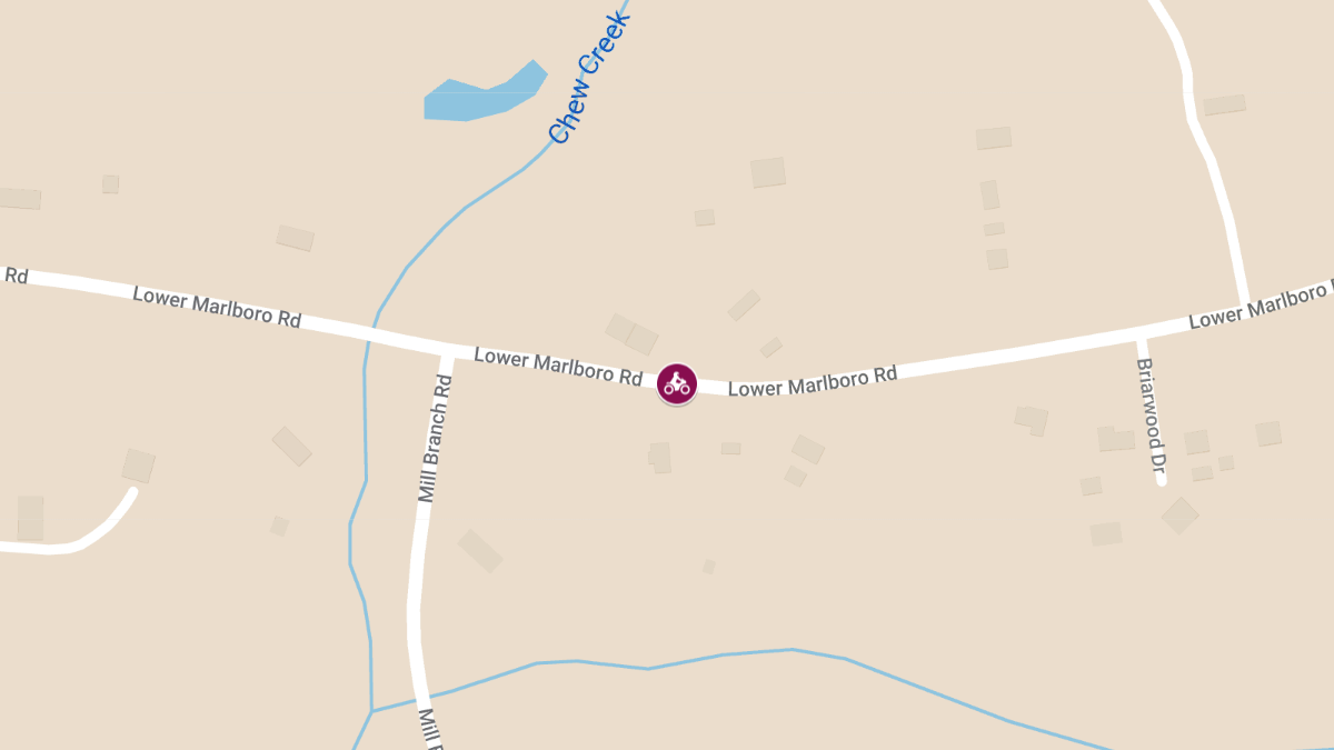 Motorcyclist Injured After Collision on Lower Marlboro Rd