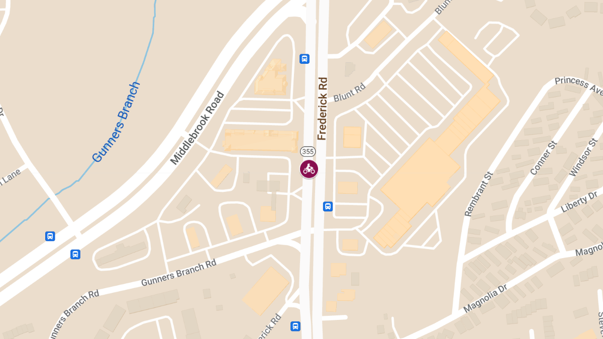 Motorcyclist Injured in Accident Involving School Bus on Rte 355 near Gunners Branch Rd