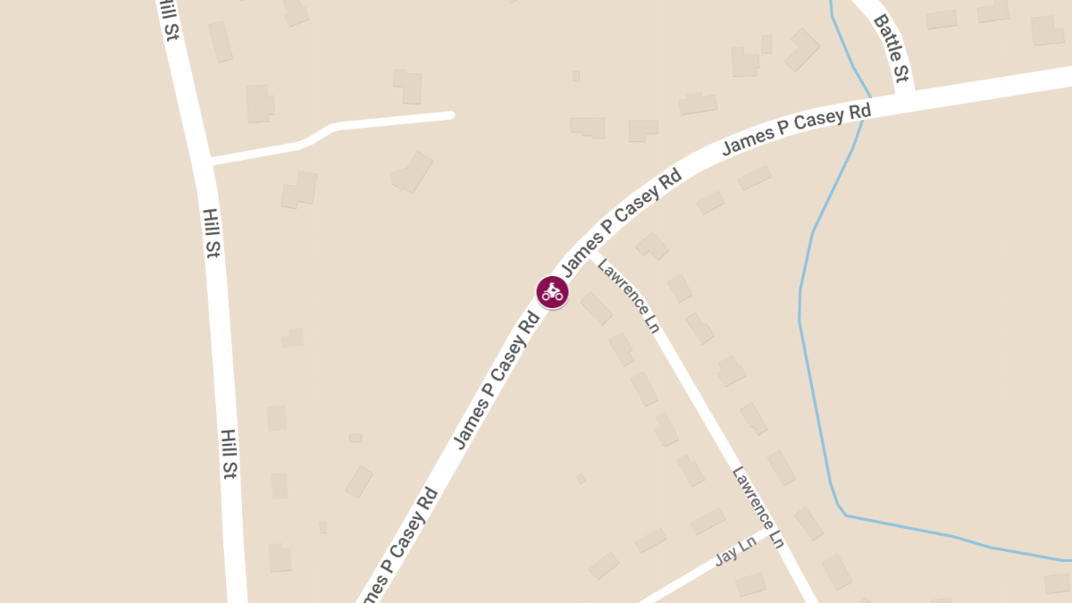 Motorcyclist Injured in Accident on James P Casey Rd and Lawrence Ln