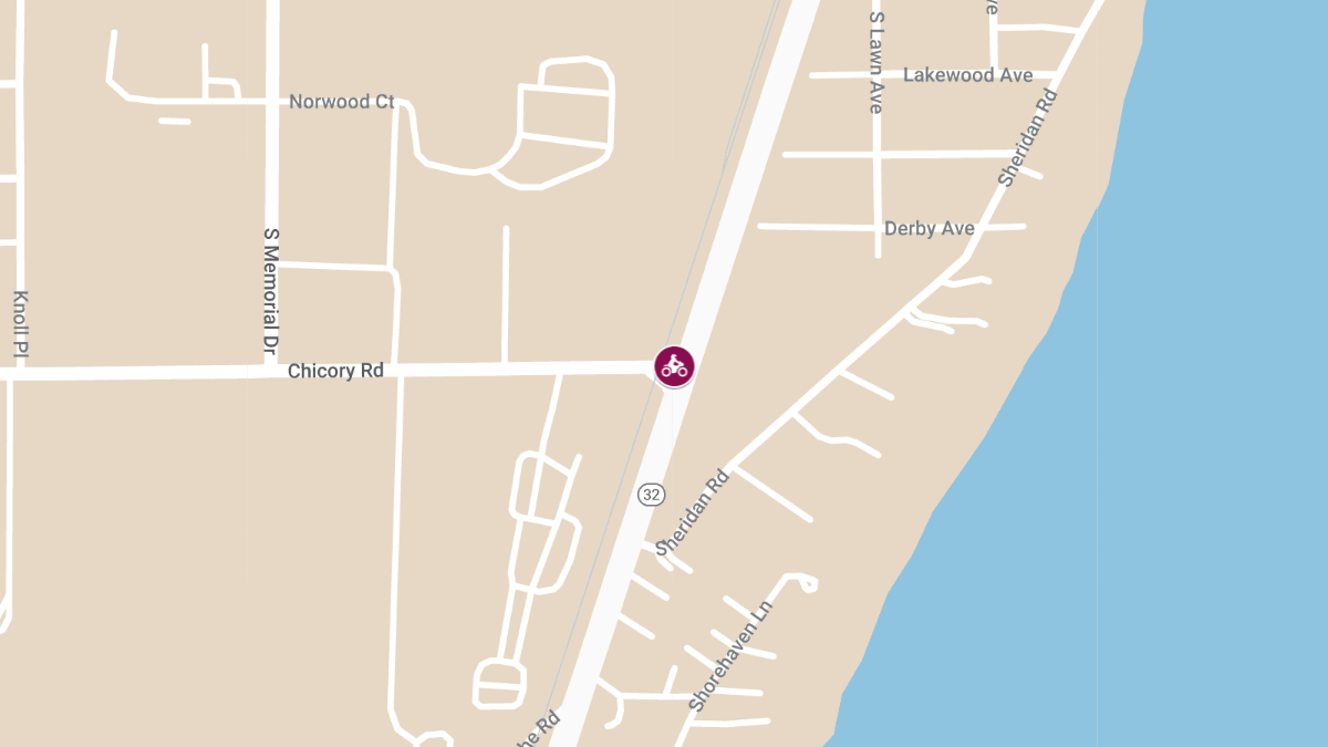 Motorcyclist Injured in Collision on Hwy 32 at Chicory Rd