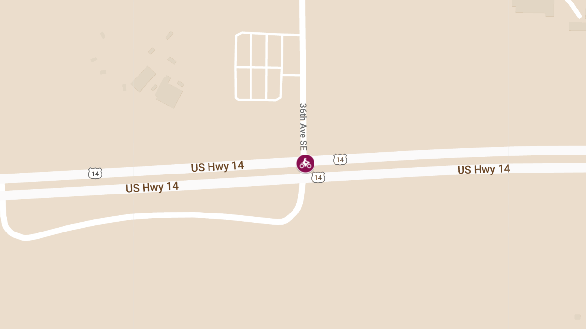 Motorcyclist Injured in Collision with SUV at Hwy 14 & 36th Ave SE