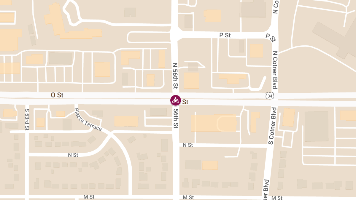 Motorcyclist Injured in Crash at 56th St and O St