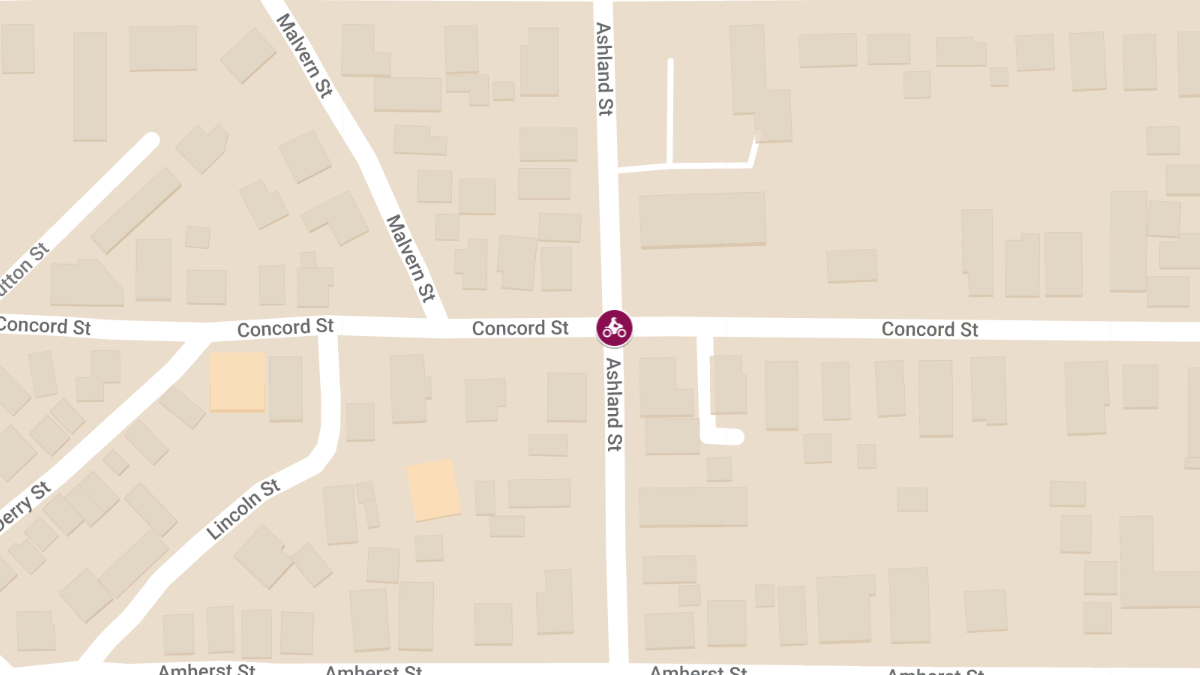 Motorcyclist Injured in Crash on Concord St