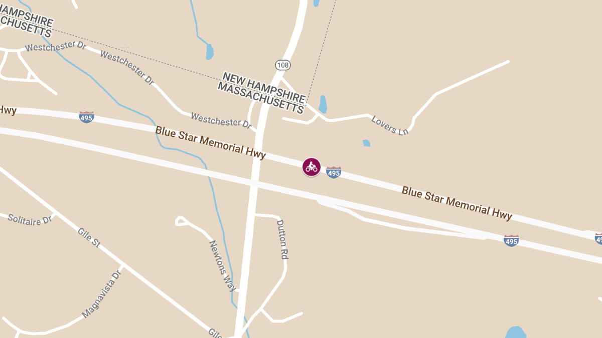 Motorcyclist Injured in Crash on I-495 Near Exit 106