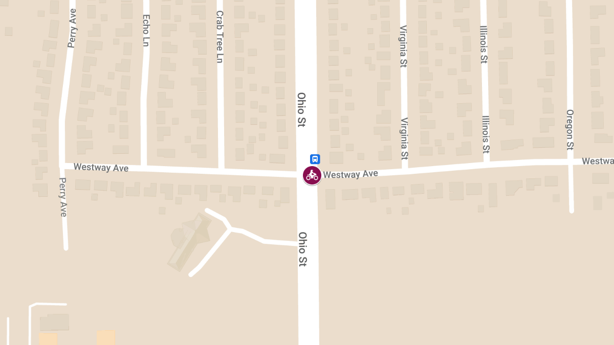 Motorcyclist Injured in Vehicle Collision at Ohio St & Westway Ave