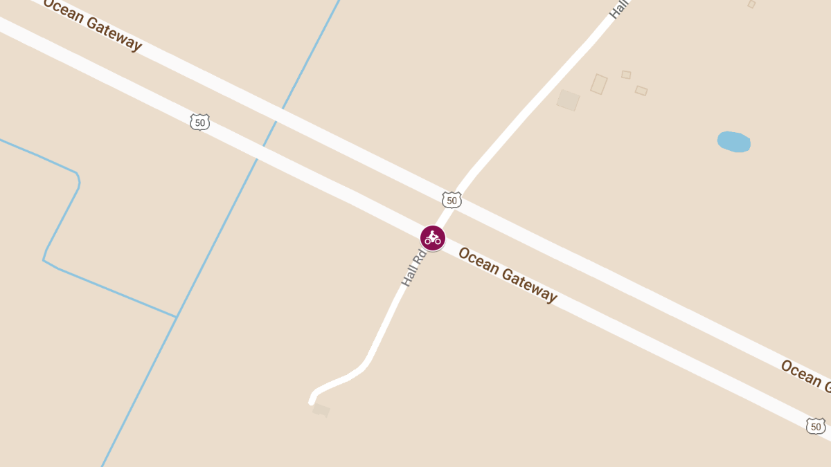 Multi-Motorcycle Crash with Injuries on Ocean Gateway and Hall Rd