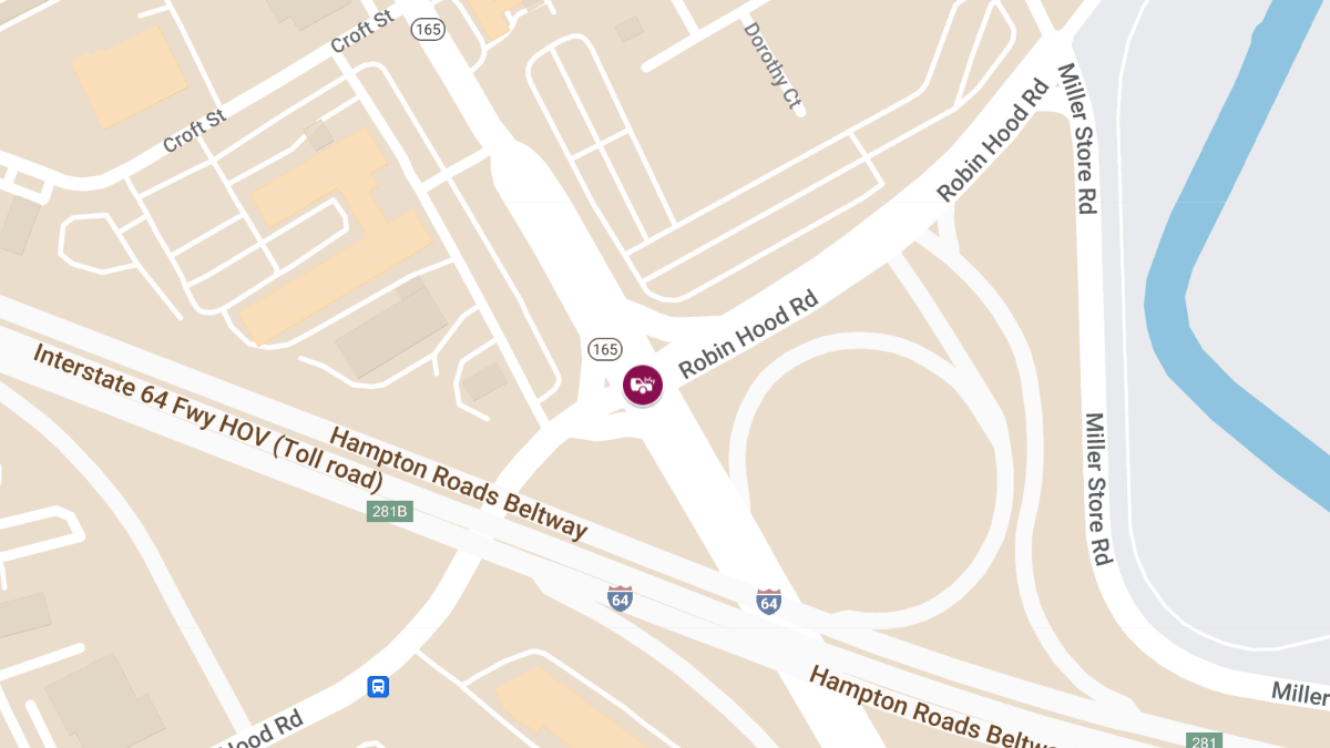 Multi-Vehicle Accident with Entrapment at N Military Hwy and Robin Hood Rd