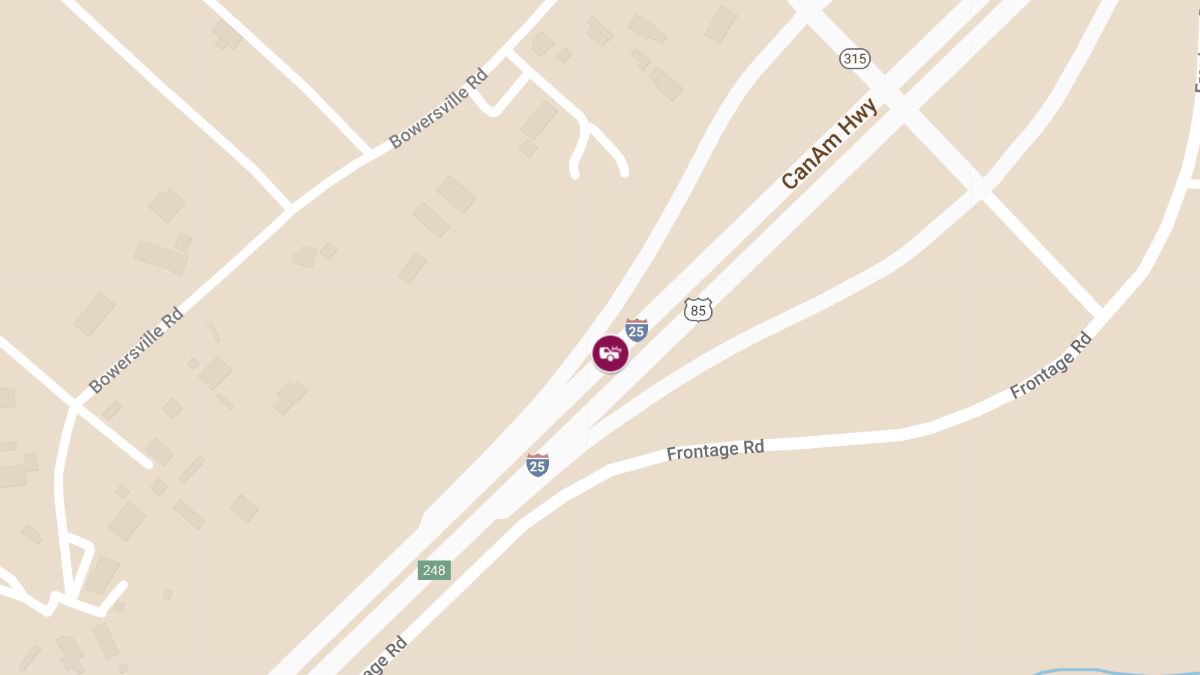 Multi-Vehicle Crash on I-25 Northbound