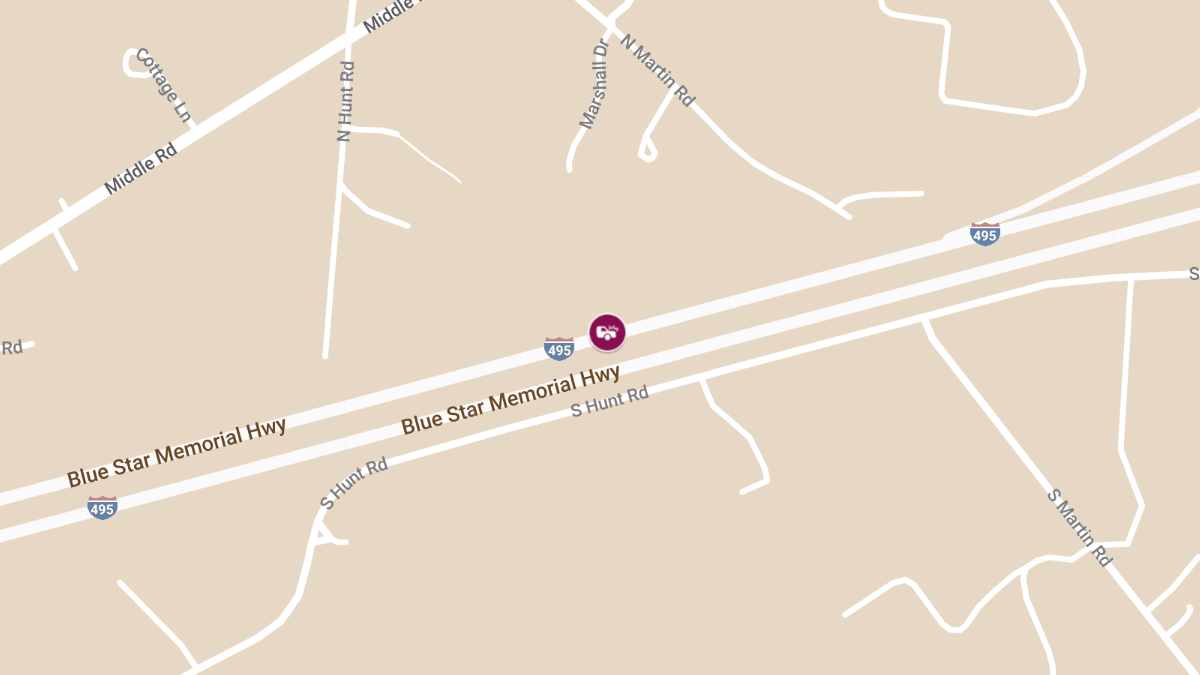 Multi-Vehicle Crash on I-495 NB Results in Injuries