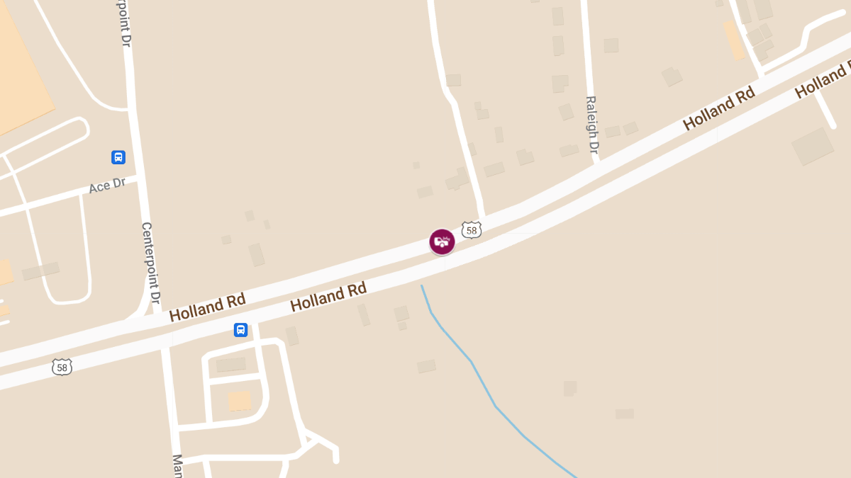 One Injured in Crash on Route 58