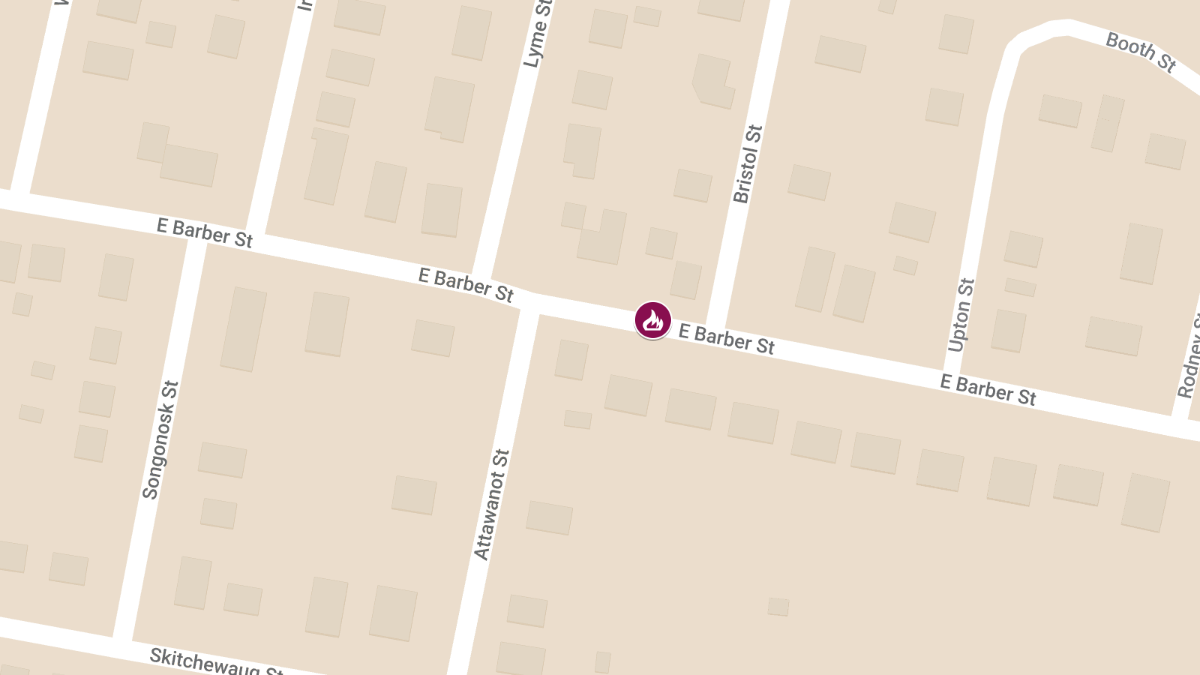 One Injured in Fire at Multi-Family Home on E Barber St