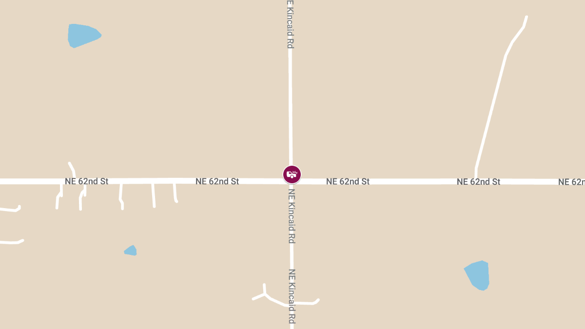 One Killed, Four Injured in Two-Vehicle Crash at NE 62nd St & NE Kincaid Rd