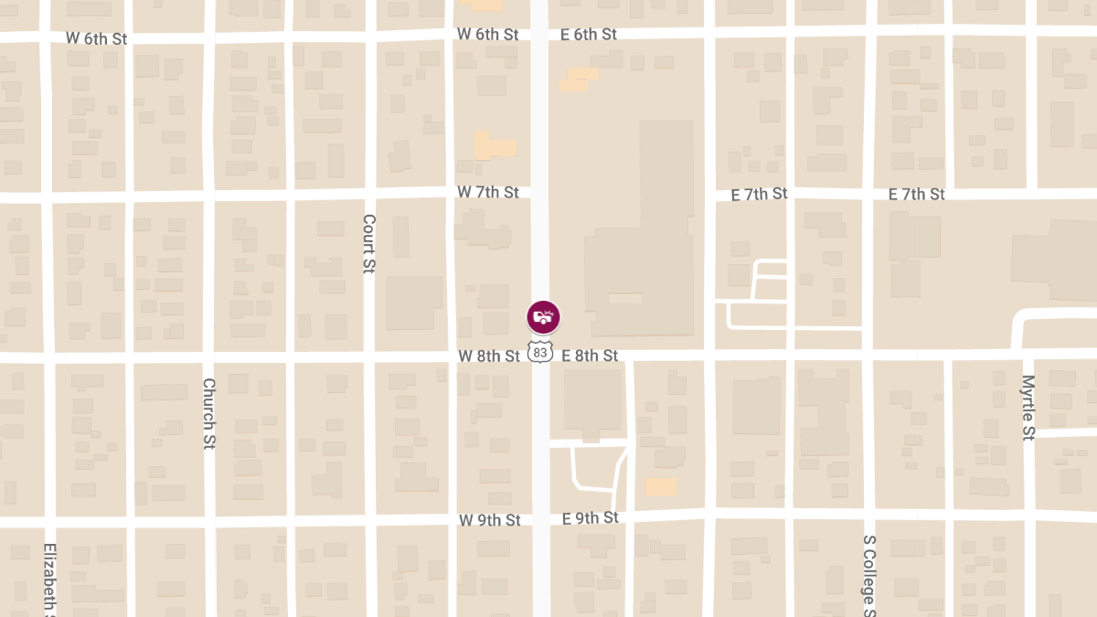 One Killed, Six Injured in Two-Vehicle Crash on US 83