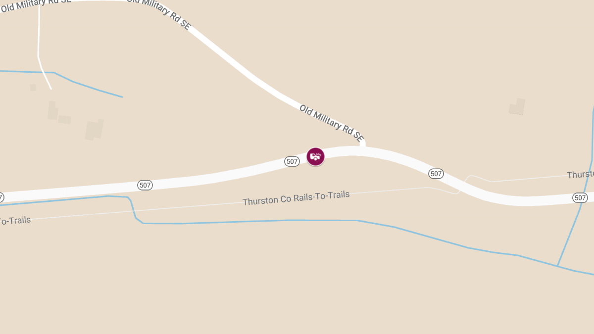 One Killed in Two-Car Accident on State Rte 507 Near Old Military Rd SE