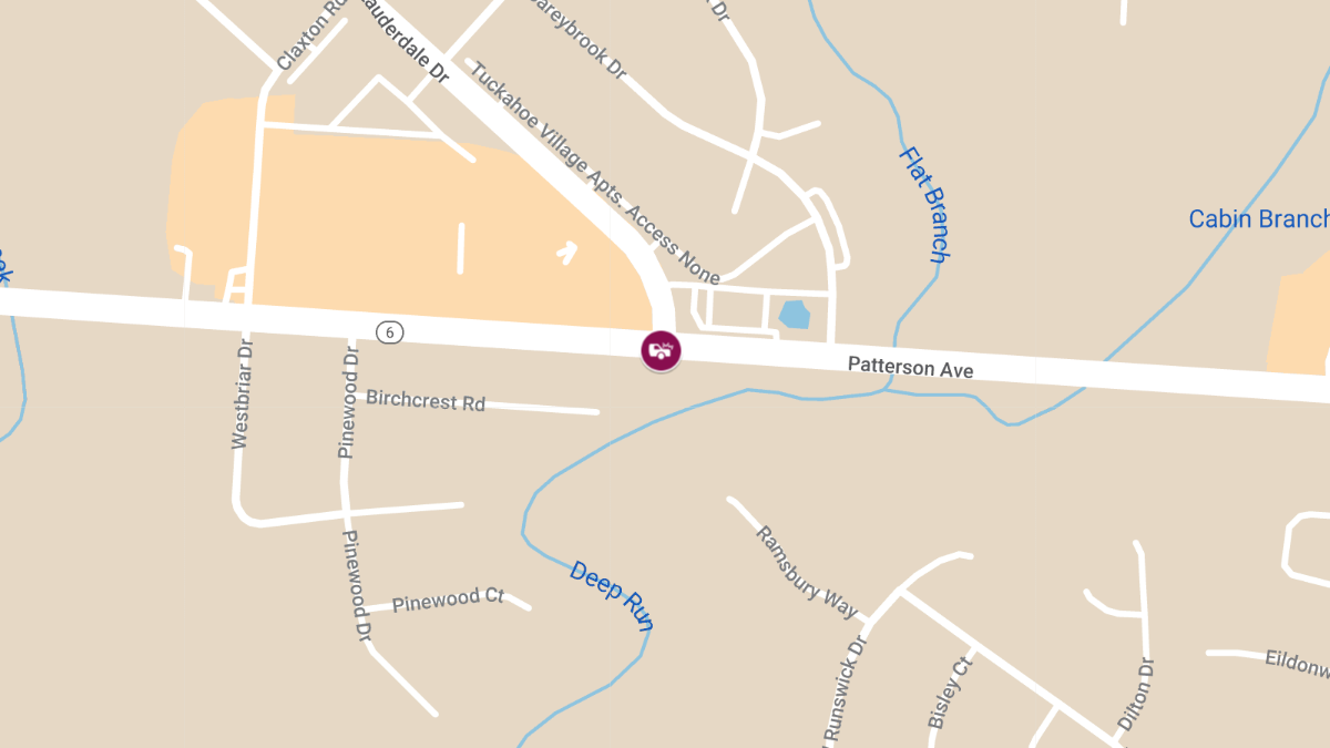 Overturned Vehicle Accident with Injuries at Lauderdale Dr and Patterson Ave