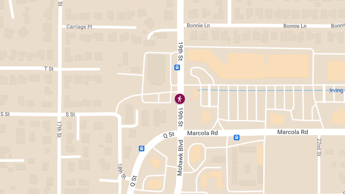Pedestrian Accident causes Injury on 19th St near Marcola Rd